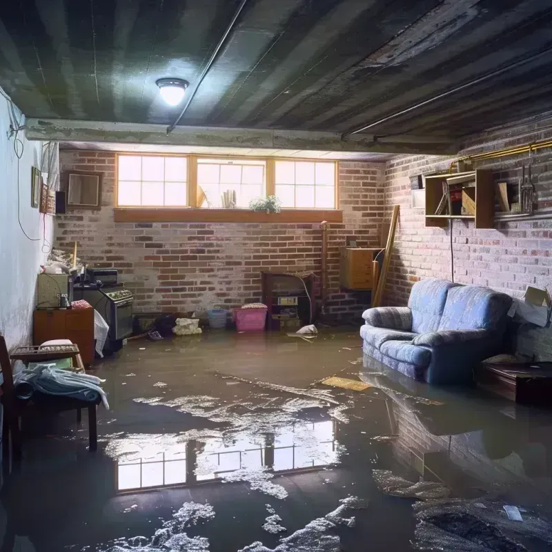 Flooded Basement Cleanup in Back Mountain, PA